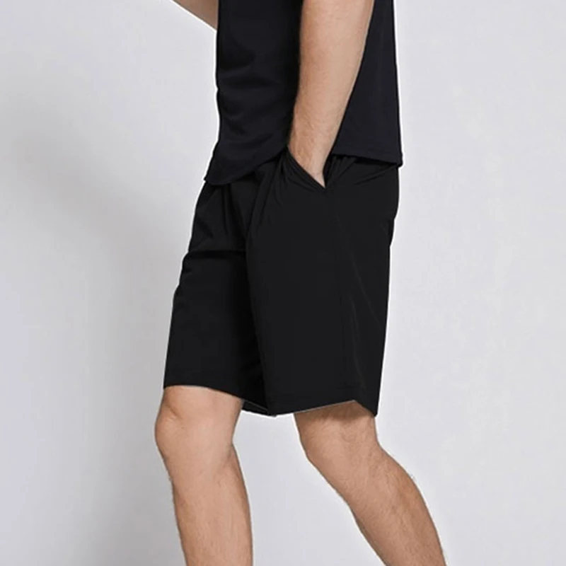 

Летние быстросохнущие спортивные шорты, новинка 2022, Модные свободные быстросохнущие шорты, пятиконечные брюки, уличные спортивные штаны дл...