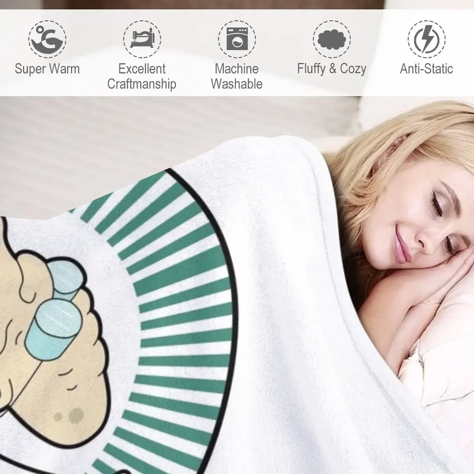 Профессор Фарсворт - Хорошие новости каждый! Одеяло Очень большое одеяло для