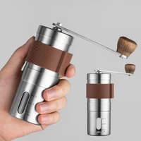 manual coffee maker grinder 304 stainless steel hand grinder coffee grinder kitchen tools portable coffee accessories