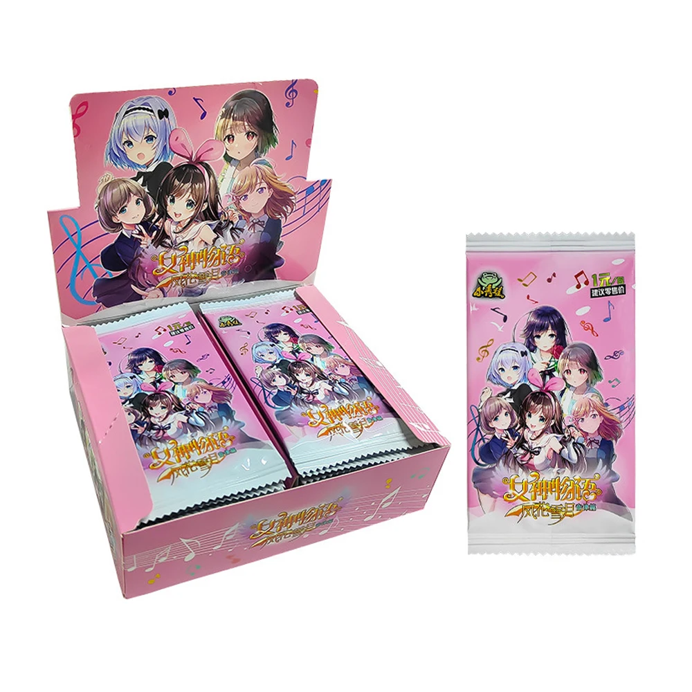 

Аниме-фигурки богини Story SSR SR, коллекционные карты для детей, подарок на день рождения, настольная игра, карточки, игрушки для всей семьи на Ро...