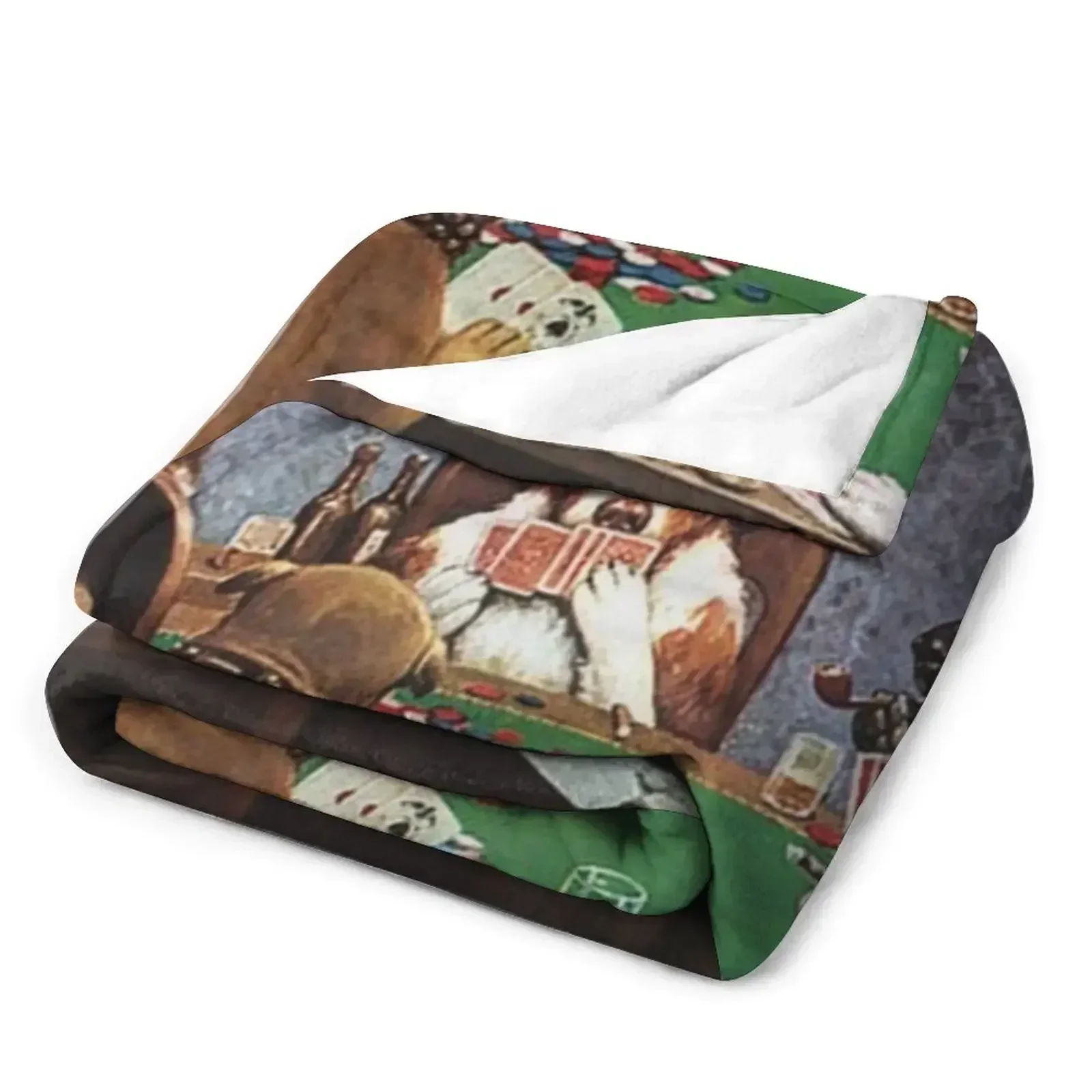 Собаки играют в покер: друг нужна (высокое разрешение) C.M. Одеяло Coolidge Furrys Плед на