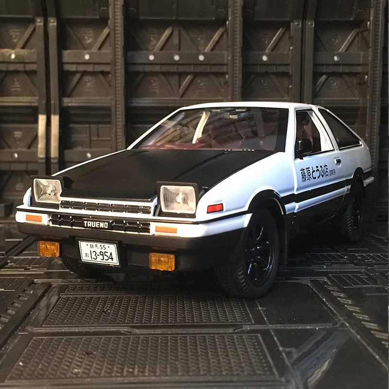 

1:20 INITIAL D Toyota AE86 Corolla Alloy Car Diecast & Toy Vehicles Metal Car Model Simulation Sound And Light Kids Toys