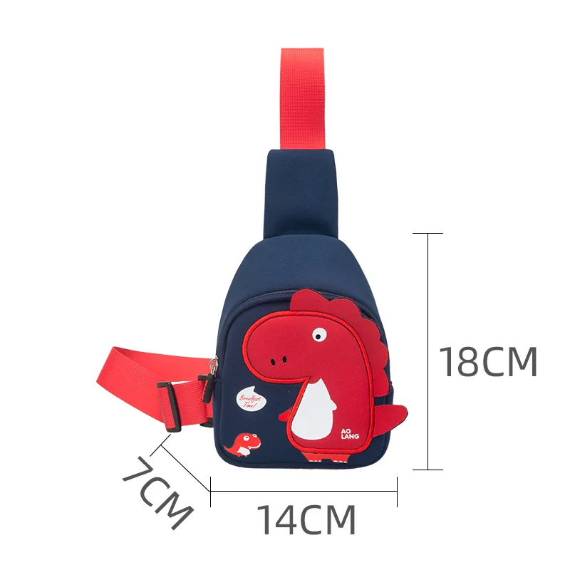 Kids Chest Bag Children's School Bags for Girls Boys Cartoon Cute Dinosaur Animal Backpack Kindergarte Small Satchel Shoulde Bag