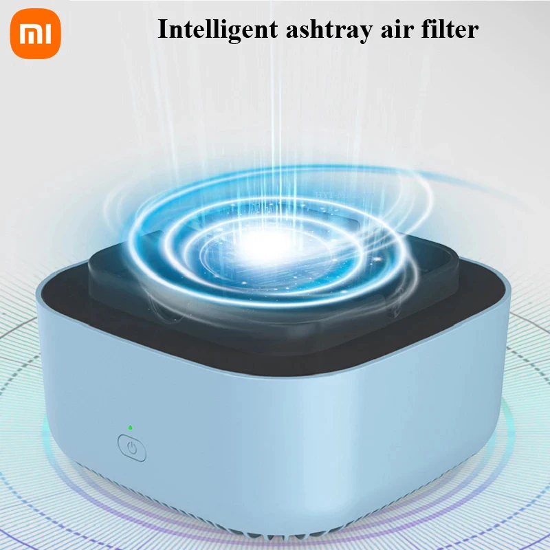 

Новая анионная электронная умная пепельница Xiaomi, воздухоочиститель, креативный бытовой подарок для удаления дыма, офисные товары для встреч