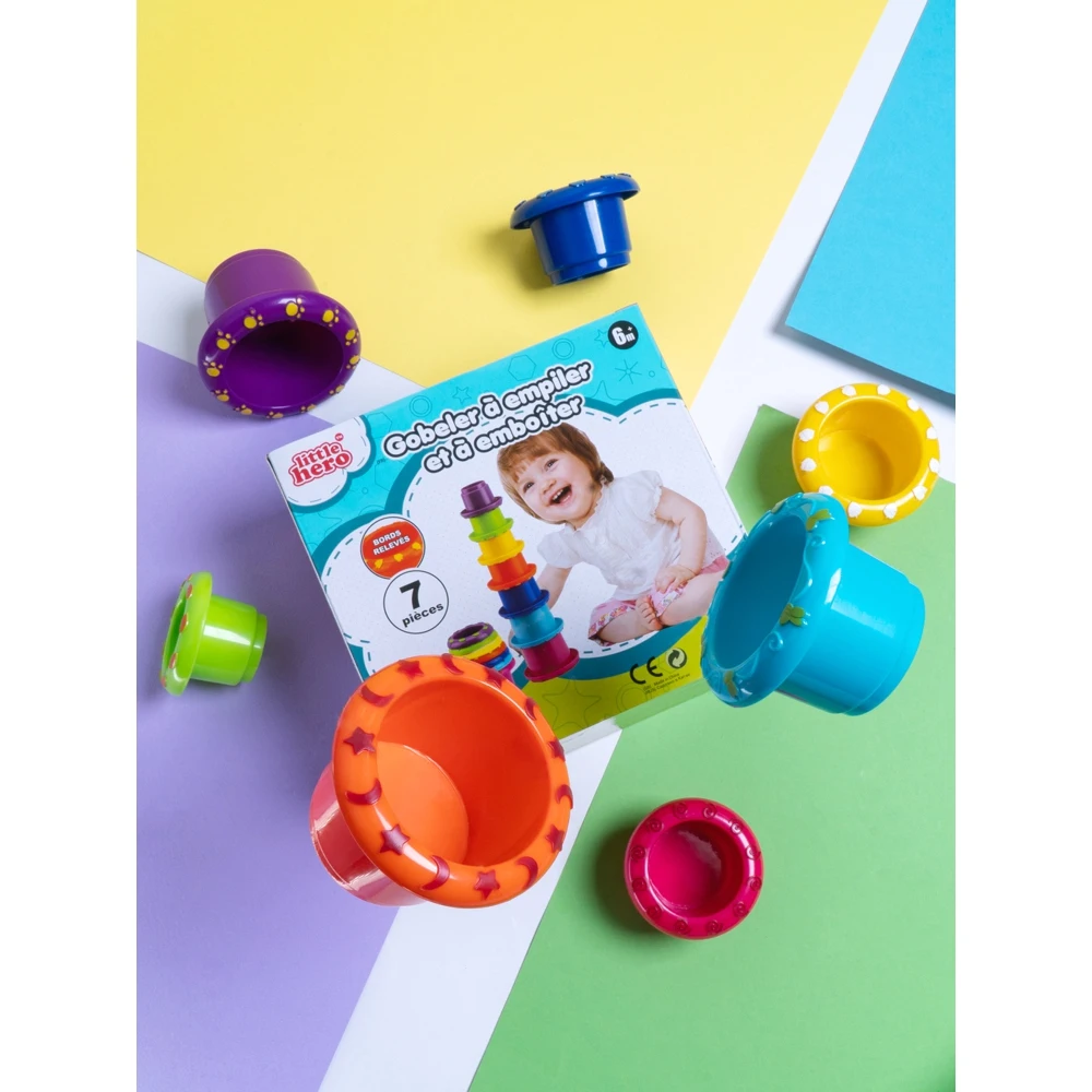 Pyramid funny Cup little hero for children | Игрушки и хобби