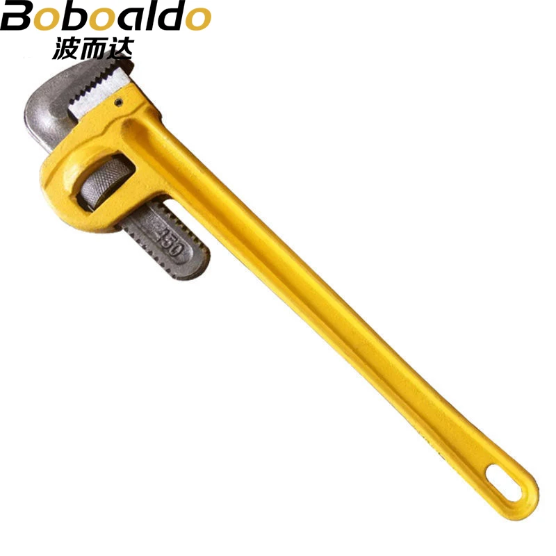 Boboaldo Pipe Wrench American Household Universal Pipe Wrench High-carbon Steel Water Pipe Wrench Plumber Hand Tool Adjustable