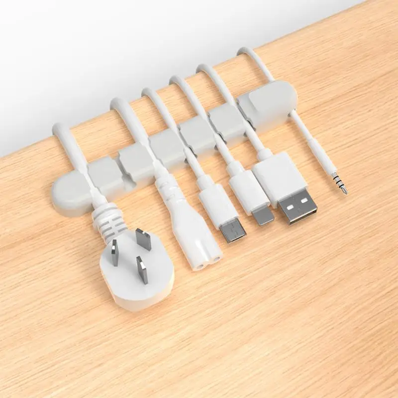 

For Mouse Keyboard Headphone Wire Usb Charging Cable Organizer Holder Portable Wire Organizer Clips Cord Universal
