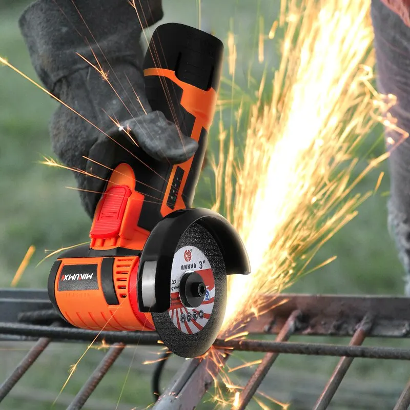 MINUMX 12V Brushless Angle Grinder 19500RPM Mini Cordless Polishing Grinding Diamond Machine Electric Power Tools For Home 6