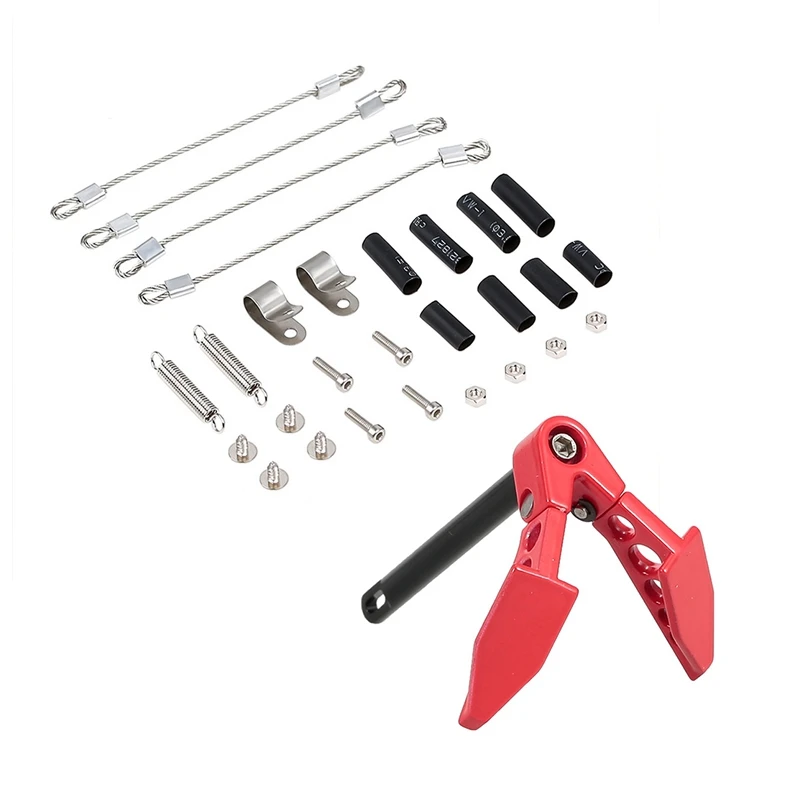 

Модифицированная деталь для радиоуправляемого автомобиля, стальной трос с металлической складной лебедкой