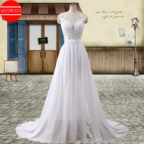Женское свадебное платье It's yiiya, белое кружевное платье в стиле бохо с разрезом сбоку на лето 2022