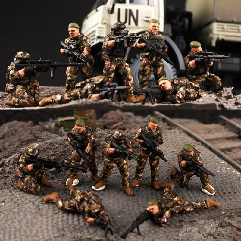 

Масштаб 1:72, модель современной французской армии, пехота, спецопераций, команда 7, солдаты, экшн-фигурки, игрушки, демонстрация сцены, аксессуары, подарки