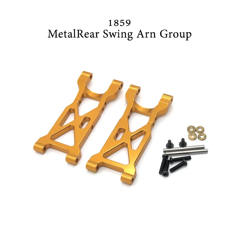 

WLtoys RC Car 1/10 104001-1859 Upgraded Metal Spare Parts Set Rear Swing Arm Group Assembly Variety Of Colors