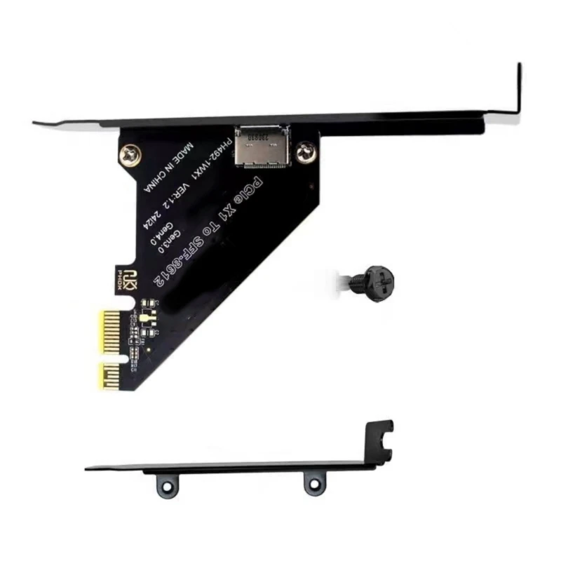 Хост-адаптер Oculink SFF 8612 для твердотельных накопителей PCIe x4x1 SFF8639 обеспечивающий