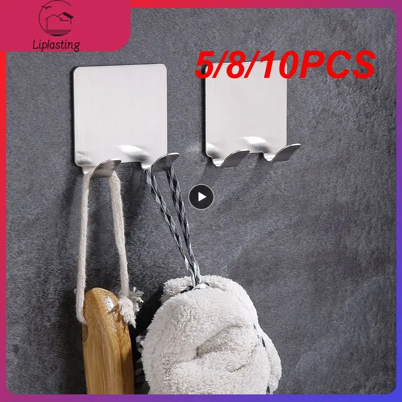

5/8/10PCS Bathroom Accessories Home Appliance Shelf Razor Holder Organizer Organization Storage Shaver Holder Hook