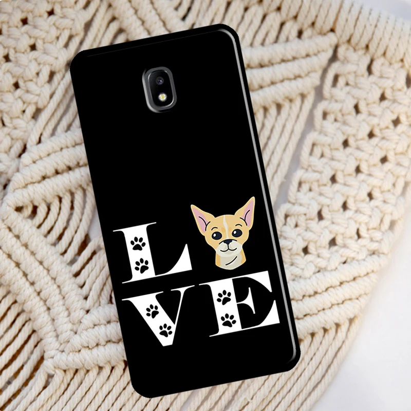 Love Chihuahua Dog Mom Puppy Case For Samsung J6 J4 Plus A6 A8 A9 J8 J2 Core 2018 A3 A5 2016 J3 J5 J7 2017 Phone Cover images - 6