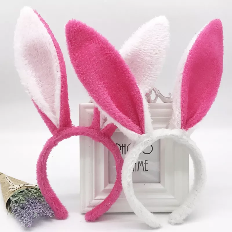 

Cute Easter Adult Kids Cute Rabbit Ear Headband Happy Bunny Easter Party Decoration Supplies Easter Party Favor For Kids Gifts