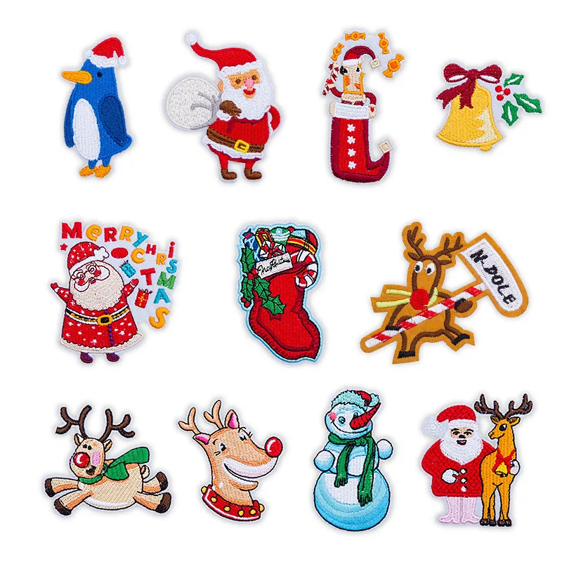 -on Stickers By Household Irons  Santa Claus Diy Accessory
