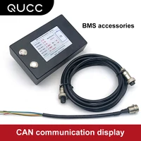 Qucc CAN Communication Display Screen Solar Energy Storage For Engineering Vehicle Sightseeing Vehicle RV with 2M Cable