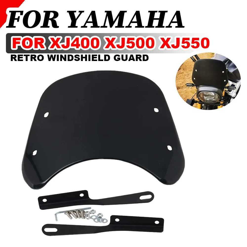 

For Yamaha XJ500 XJ550 XJ600N Accessories Easy To Clean Windshield Windscreen Wind Screen Deflector Wind Shield Guard