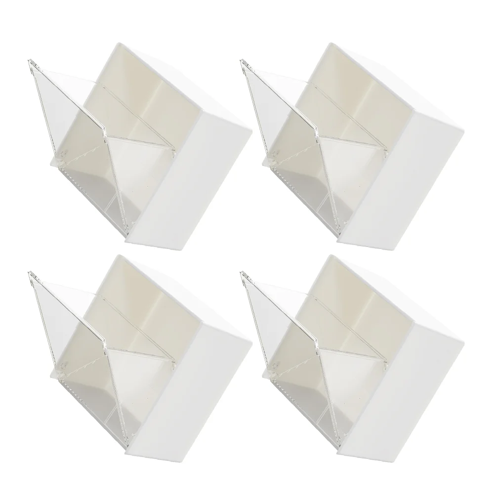 

4Pcs Qtip Balls Holder Organizer Bathroom Canisters Cotton Swabs Q Tips Holder Q Tip Holder Qtip Container