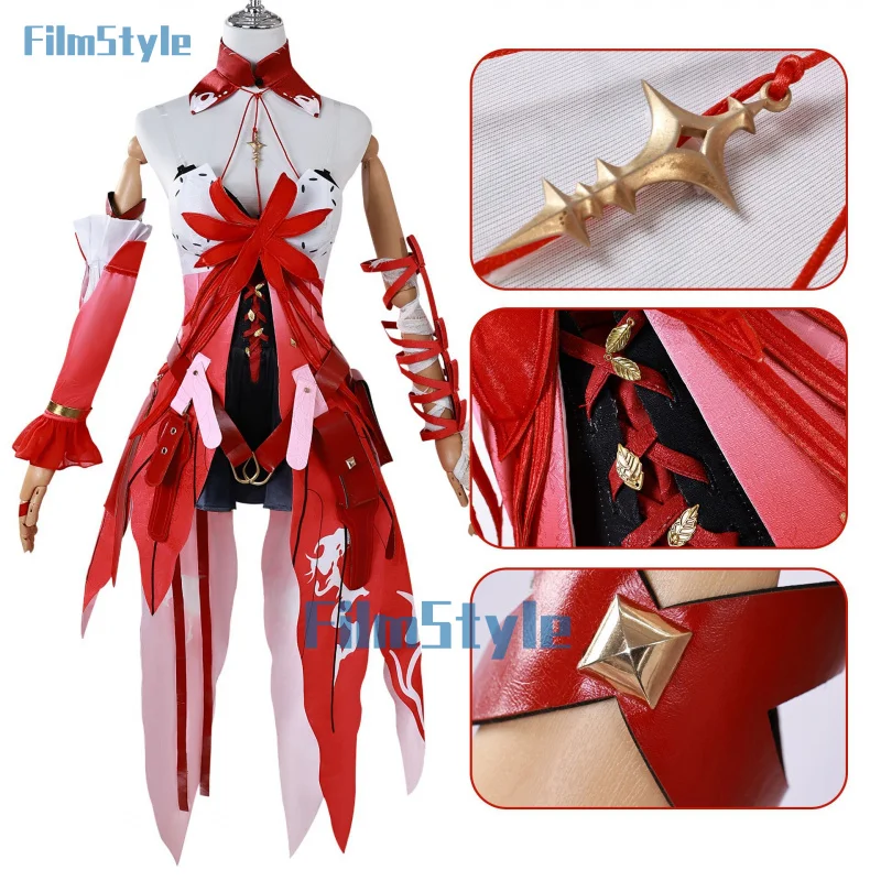 Игра Wuthering Waves Phrolova костюм красного паука-лилии великолепное платье униформа