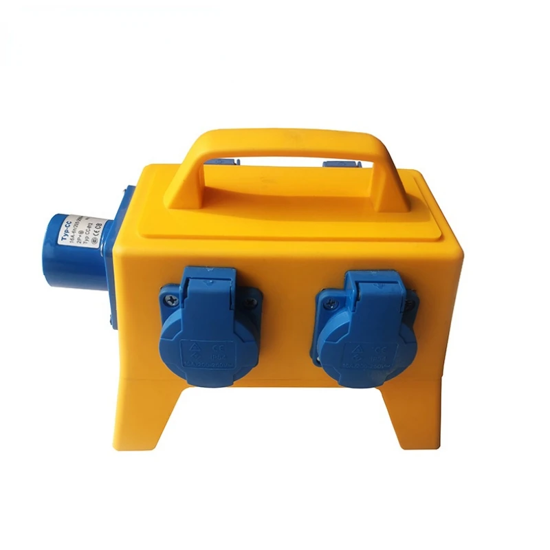 

Portable Power Distribution Equipment 16A Plug Input 4 Way EU Europe Output Supply To Stage Lighting