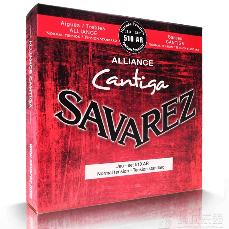 

Классические Струны для гитары savрезы 510 серии Cantiga Alliance/Cantiga с нормальным натяжением, полный комплект 510AR