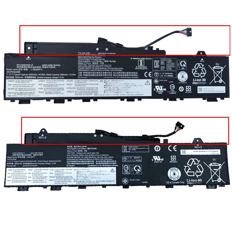 Оригинальный аккумулятор L19C3PF3 L19M3PF3 L19M3PF4 L19L3PF7 для Lenovo XiaoXin AIR-14IIL 14ARE 2020 IdeaPad Slim 5-14ARE05