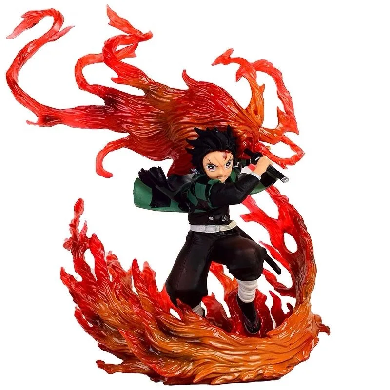 

Demon Slayer 21cm Kamado Tanjirou Kimetsu no Yaiba GK Statue Anime Figure Action Figure Model Collectible Children's Toys Gifts