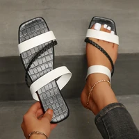 fashion sandals women open toe casual sandals walking solid color walking shoe light female slippers breathable large size shoes