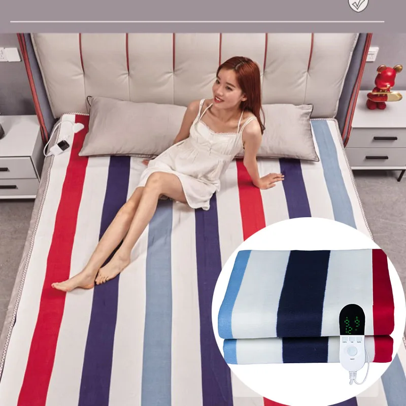 

110v 230v Electric Blankets For Beds Double Heating Blanket Automatic Power-off Winter Body Warmer Bedroom Electric Blankets