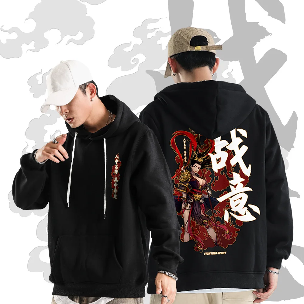 

Мужская хлопковая куртка с капюшоном и длинным рукавом, в китайском стиле