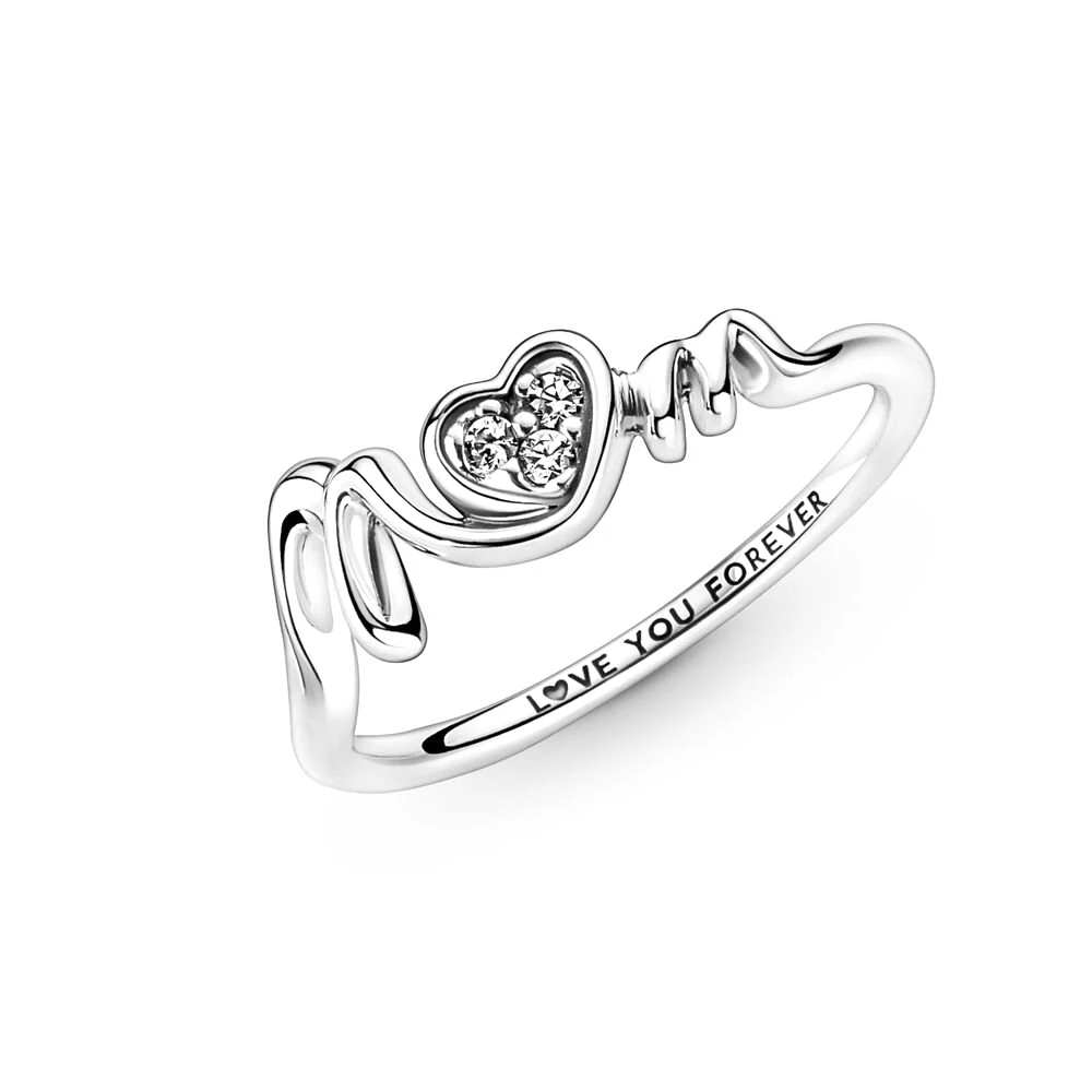 Кольцо Pandora из стерлингового серебра для мамы на день матери ювелирные изделия