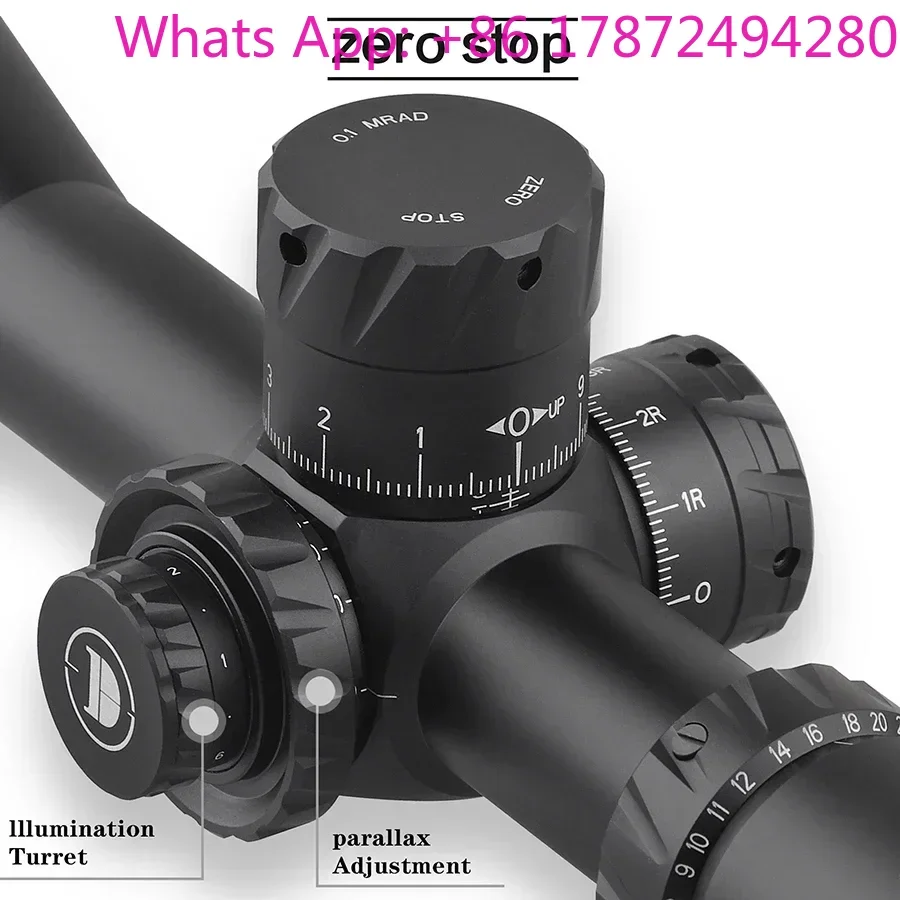 Фото Горячая распродажа: DiscoveryOPT HD 5-30X56SFIR — лучший компактный прицел, длина 340 мм (13,39 дюйма), регулировка прицела 0,1 MRAD, FFP. №4