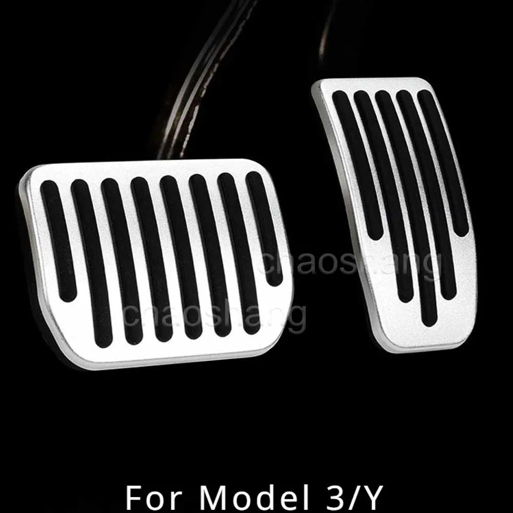 Автомобильные накладки для Tesla Model 3 Y Highland 2021-2024 нескользящая педаль тормоза