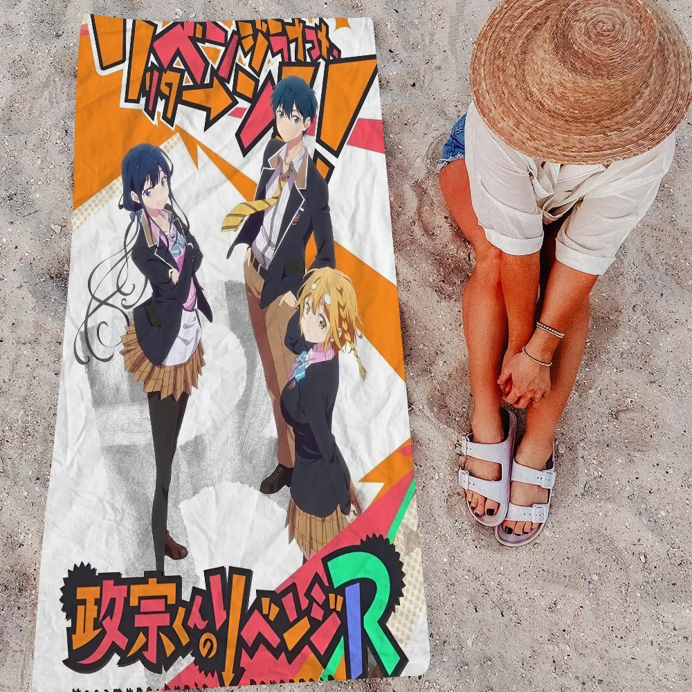 Masamune-kun No Revenge большие пляжные полотенца из микрофибры быстросохнущее полотенце