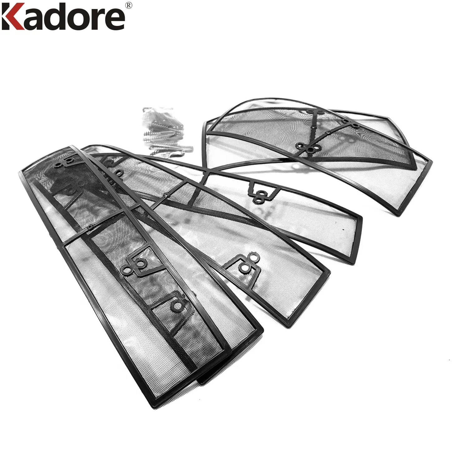 Для Volkswagen VW Tiguan 2017 2018 2019 черная передняя решетка автомобиля сетка от насекомых