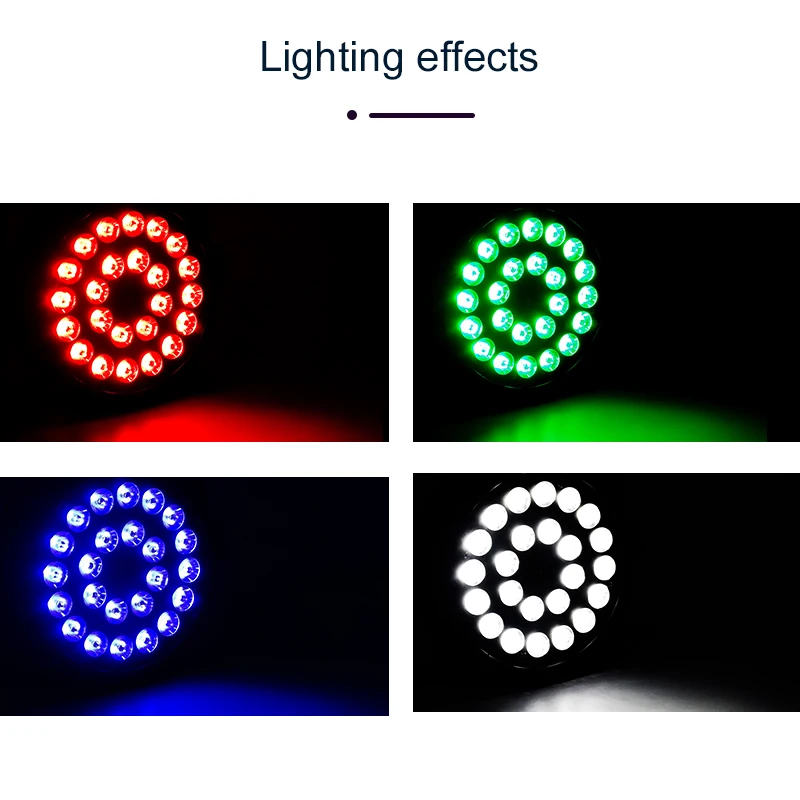 10 шт./лот 24x12 Вт RGBW/24x18 RGBWA UV 6 в 1