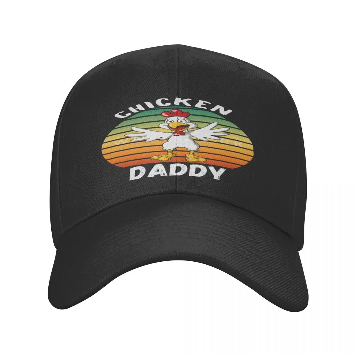 

Chicken Daddy Vintage Casquette, Polyester Cap Customizable Hat Wicking Travel Nice Gift