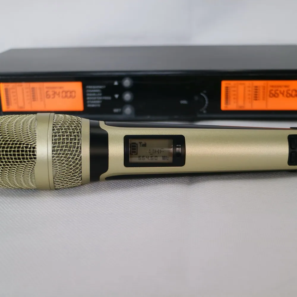 Усовершенствованная 2 портативная беспроводная микрофонная система SKM9000 EW100 G5 200