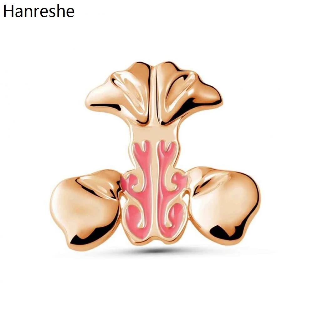 

Hanreshe Butterfly ENT Enamel Brooch Pins Medical Anatomy Lapel Coat Badge Jewelry Medicine Gifts for Doctors Nurses