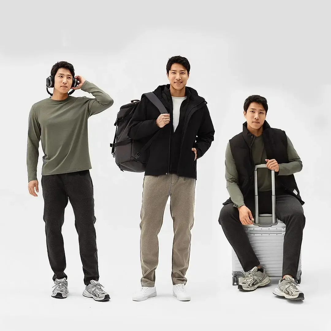 XIAOMI SKAH зимние бархатные теплые повседневные брюки спортивные высокая