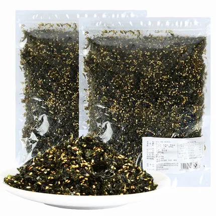 

Pure Natural Plant Sea Sedge Dried Seaweed with Sesame And Rice Delicious Fried Laver For Children Adult Snack
