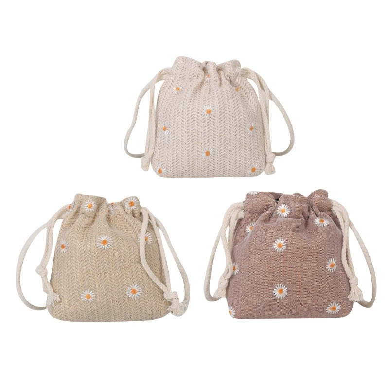 

2023 Mini Straw Weave Bucket Bags Fashion Bag Casual Crossbody Bags