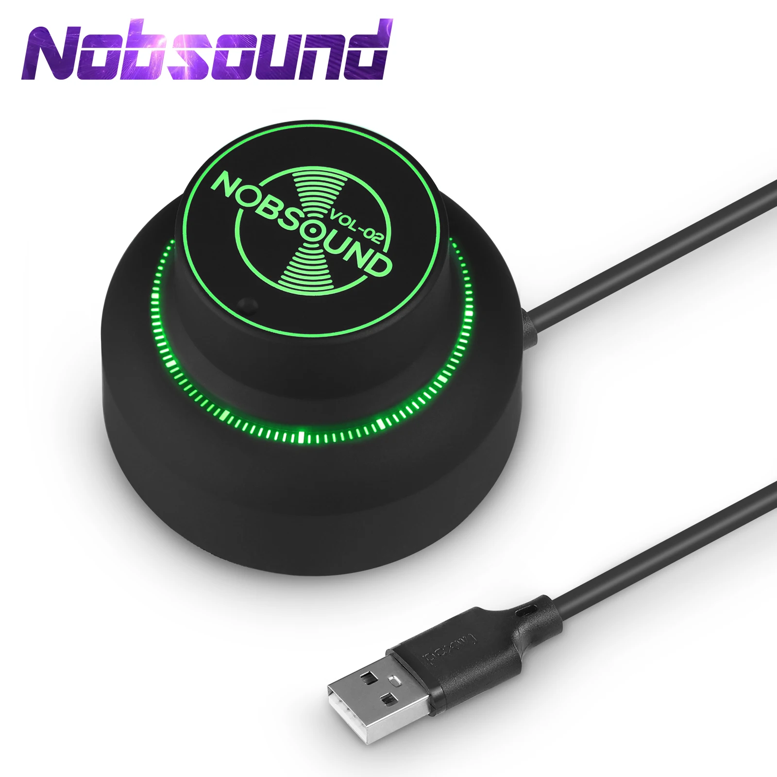 

Nobsound Mini USB Volume Controller Knob for Computer Speaker Audio Adjuster VOL Switch with One Key Mute Win7/8/10/XP/Mac