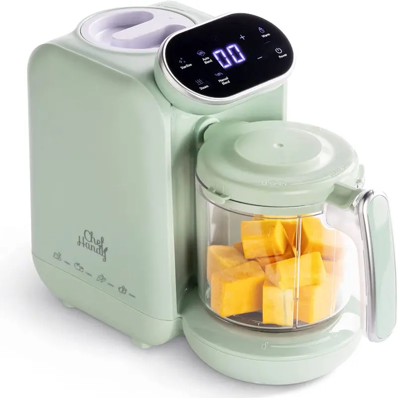 

Baby Food Maker, 5 in 1 Baby Food Processor, Control Multifunctional Steamer Grinder with Steam Pot