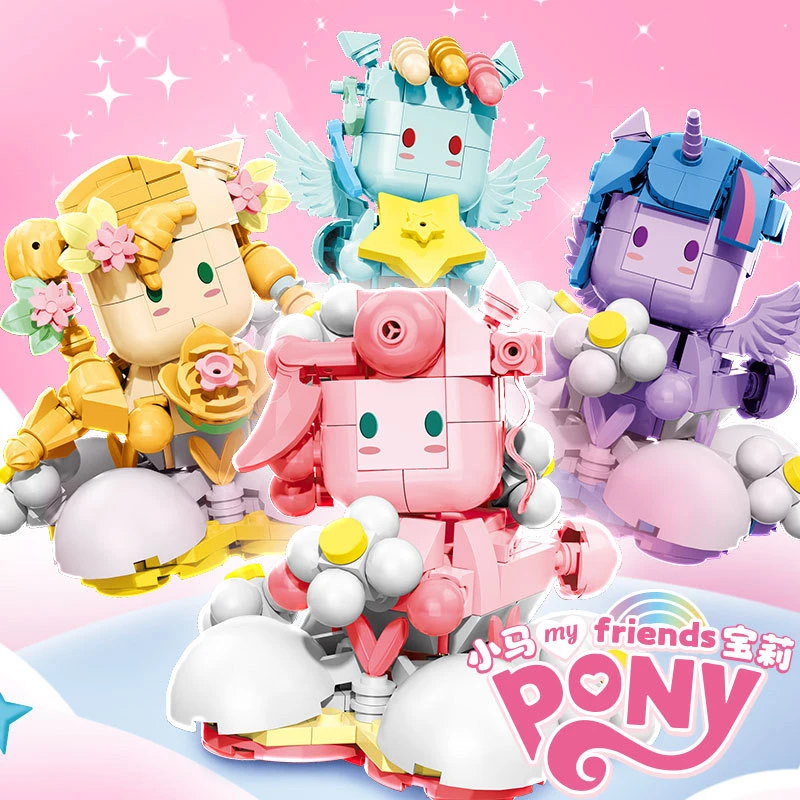 Конструктор TOPTOY My Little Pony Twilight Sparkle Rainbow DashPinkamena Diane Pie