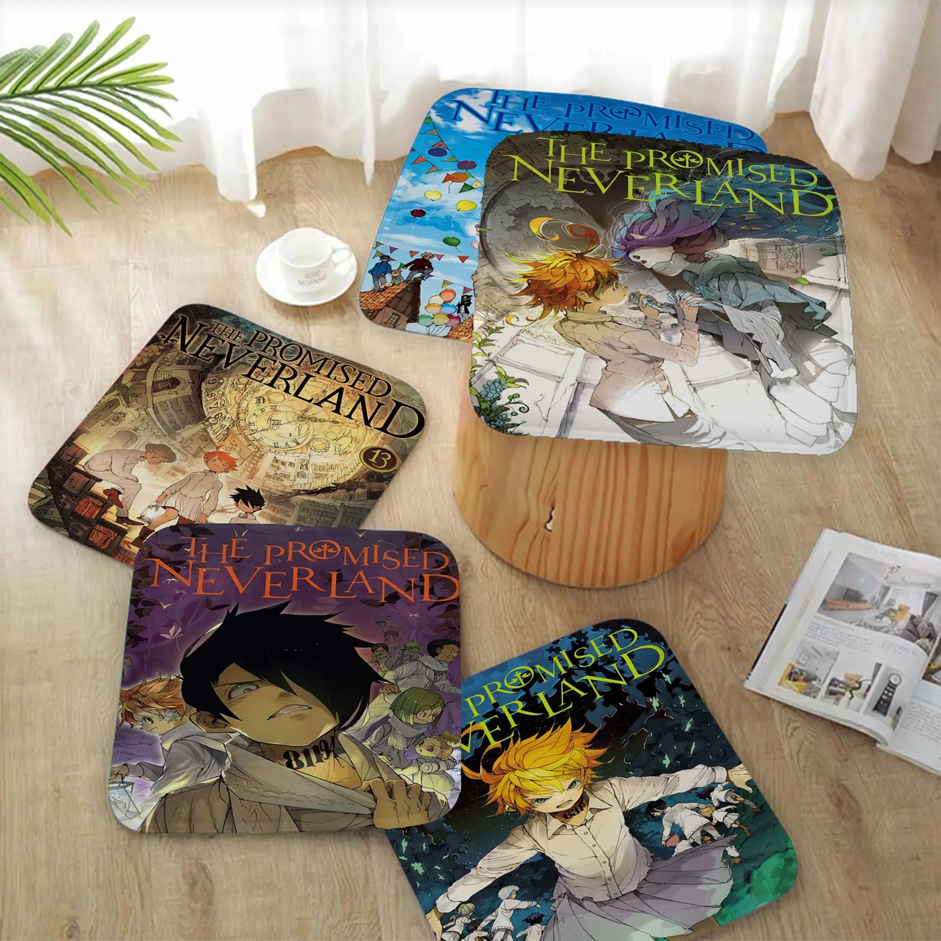 

Anime The Promised Neverland Yakusoku No Neverland Norman Simplicity Meditation Cushion Stool Pad Dining Chair Seat Cushion Mat