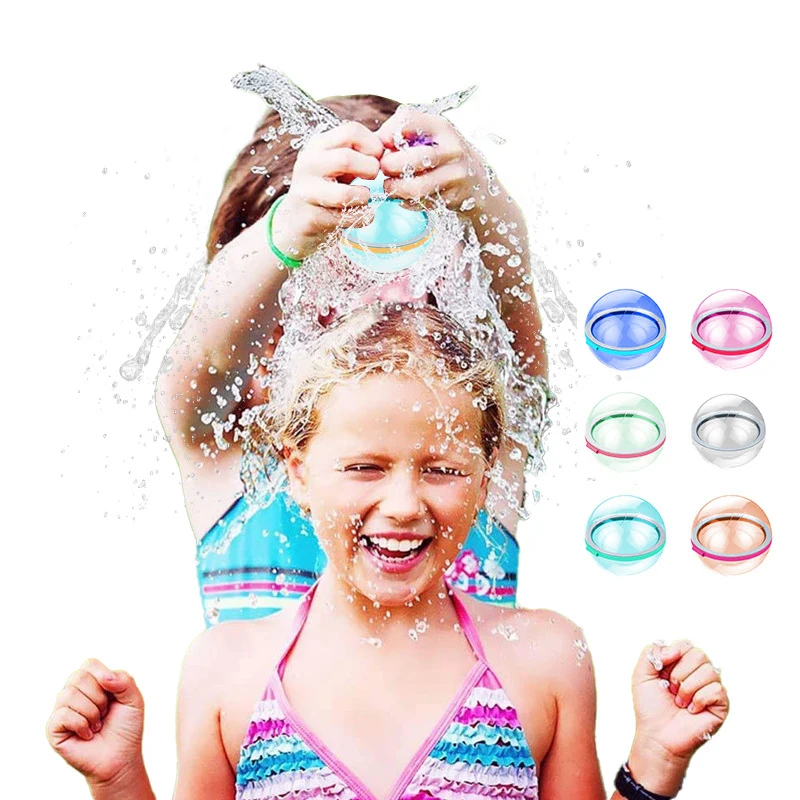 Yeniden kullanılabilir su bombası sıçrama topları su balonları emici top açık havuz plaj oyunu oyuncak havuz partisi su savaşı oyunları tercih