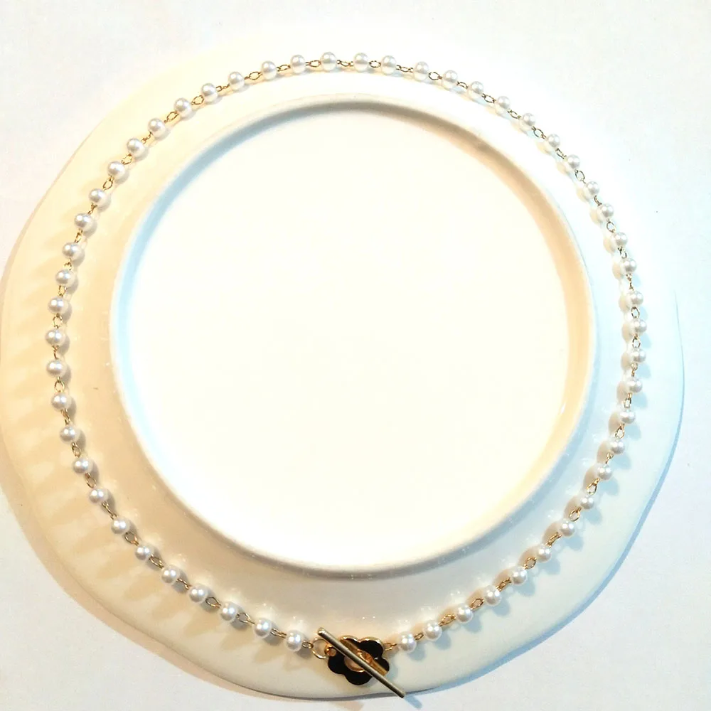 Ожерелье с жемчужной подвеской в стиле бохо модная милая романтическая